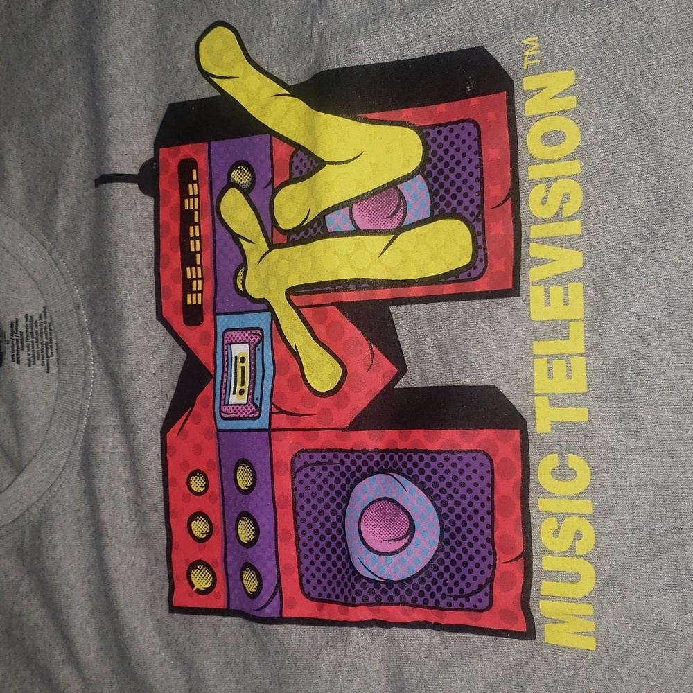 MTV M TV Music Television t-shirt S M